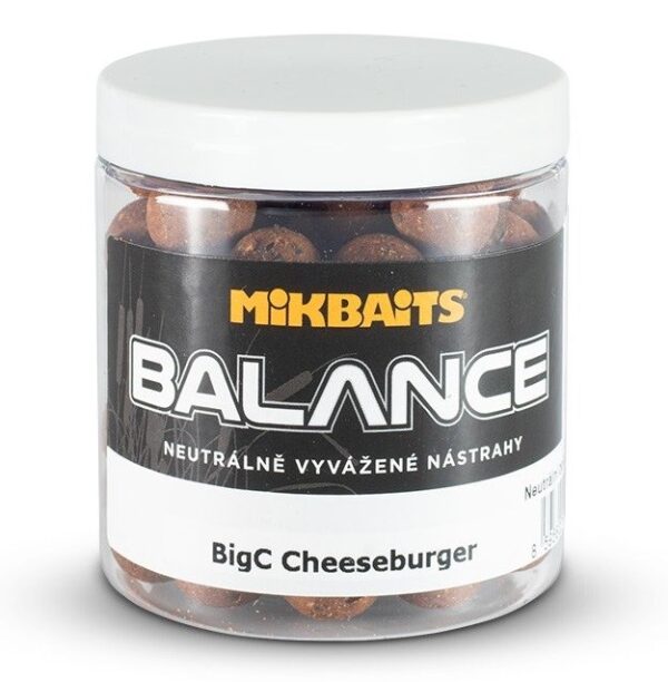 mikbaits vyvazene boilie bigc cheeseburger 250 ml