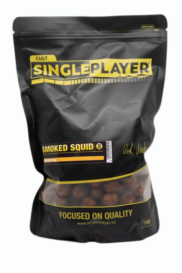 SINGLEPLAYER Boilies Smoked Squid 1kg