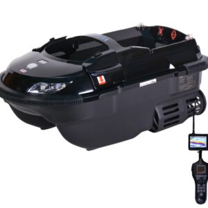 Boatman Zavážecí Lodička Vulcan s Echolotem Černá