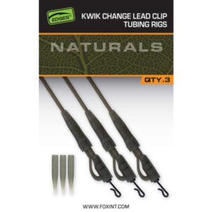 Fox Montáž Edges Kwik Change Lead Clip Tubing Rigs 3 ks